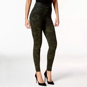 Spanx Look At‎ Me Now Leggings Green Camo